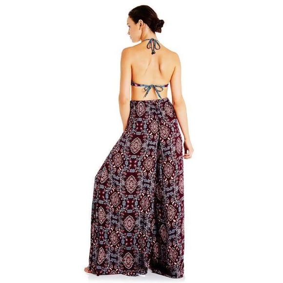 TIGERLILY Arbanasi Berry Purple High Waisted Wide Leg Pants RRP$199 - Picture 3 of 16